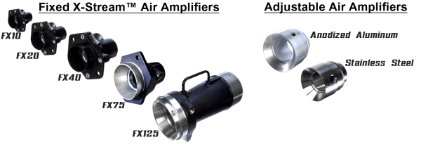 Fix X stream air amplifiers