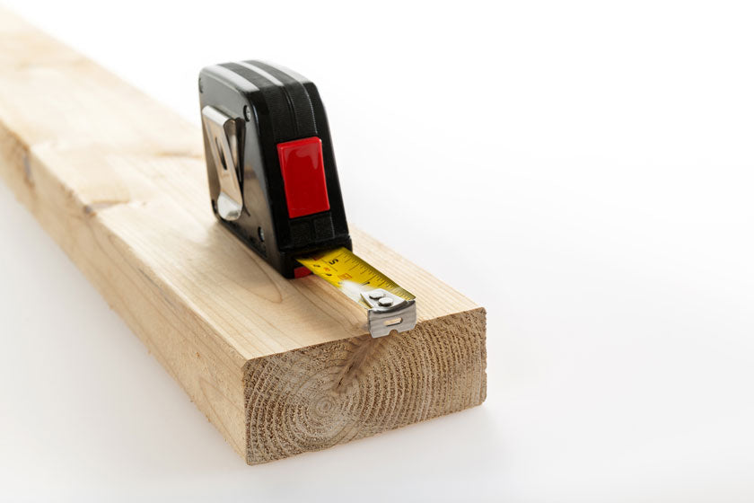 Nominal Lumber and Tape Measure