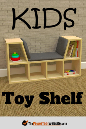 Kids toy shelf