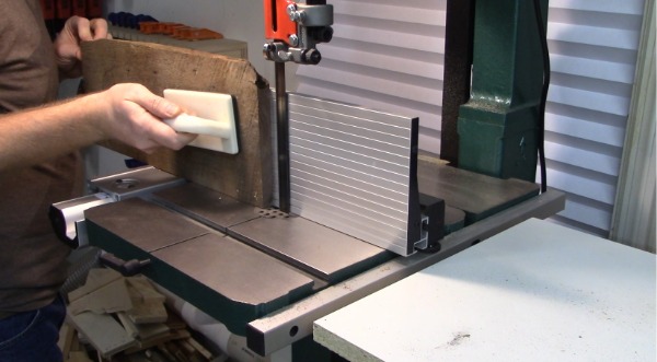 band saw resawing