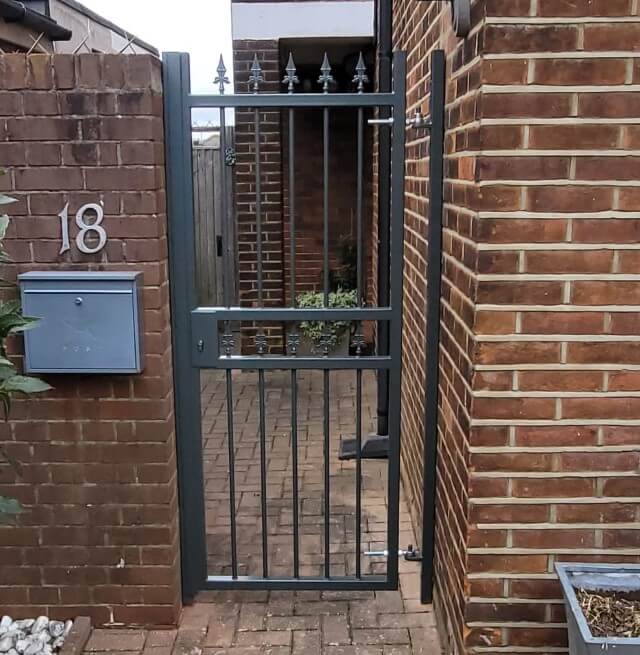 wrought iron security gate