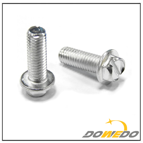 White Zinc Hex Head Flange Bolt